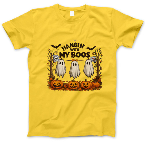 Photograph of four blank t-shirts greys beige and army green. Clipping path included. Ready for your.jpg