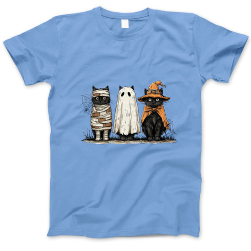 Photograph of four blank t-shirts greys beige and army green. Clipping path included. Ready for your.jpg