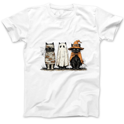 Photograph of four blank t-shirts greys beige and army green. Clipping path included. Ready for your.jpg