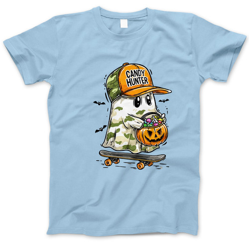 Photograph of four blank t-shirts greys beige and army green. Clipping path included. Ready for your.jpg