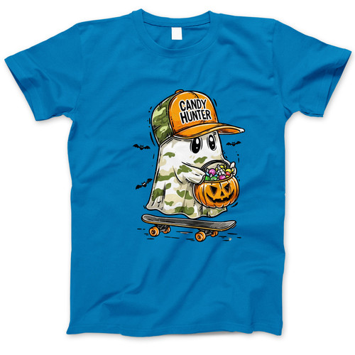 Photograph of four blank t-shirts greys beige and army green. Clipping path included. Ready for your.jpg