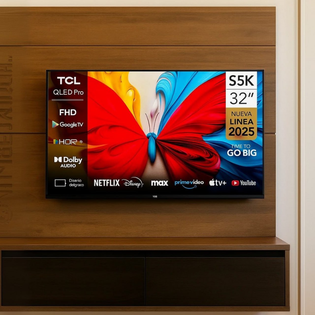 Smart TV TCL Full HD QLED 32S5K de 32 polegadas