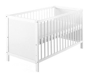 Cuna de madera maciza 120x60cm - 3 alturas