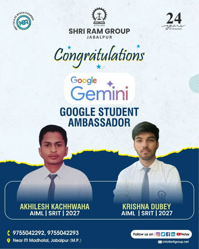 Students of Shri Ram Group Jabalpur Selected as Google Gemini Ambassadors.jpg