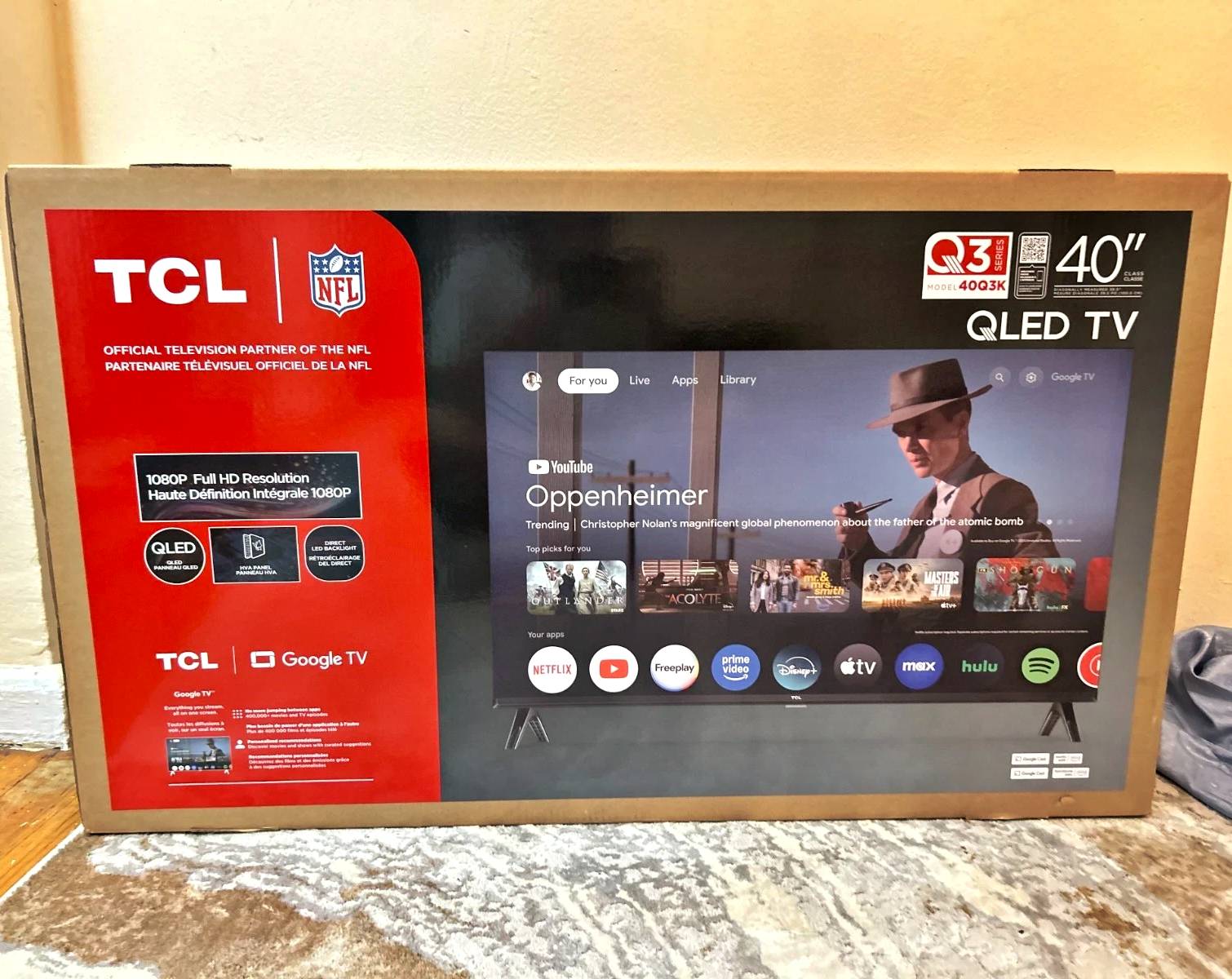 Smart TV 4.0 TCL Full HD QLED 40X5K
