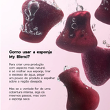 MY BLEND OCEANE ESPONJA DE MAQUIAGEM.VINHO foto 7