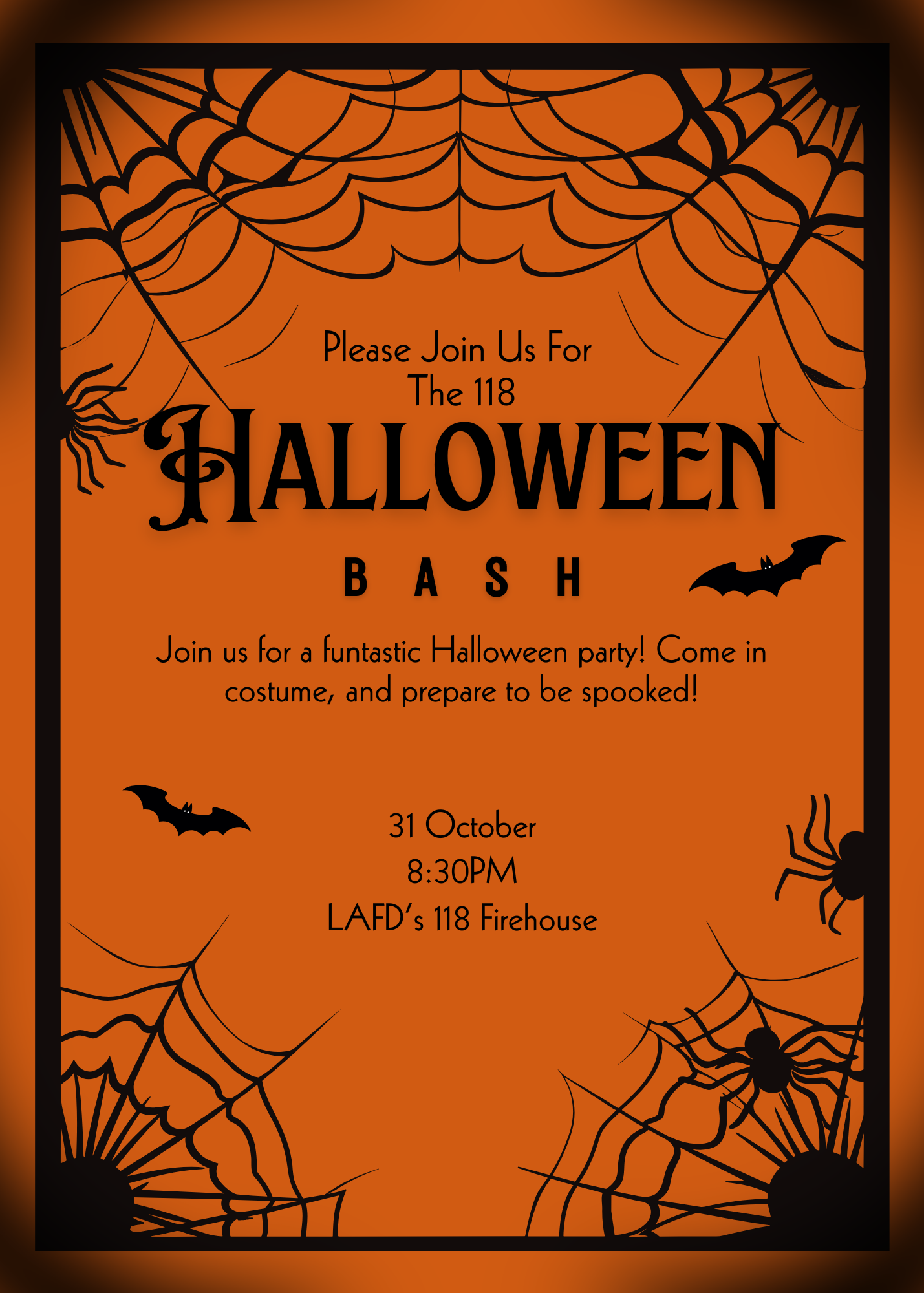 halloween party invitation