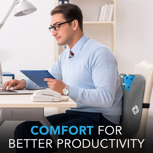 SA6435 Gel Infused Lumbar Cushion Gray Amazon Images 7.jpg