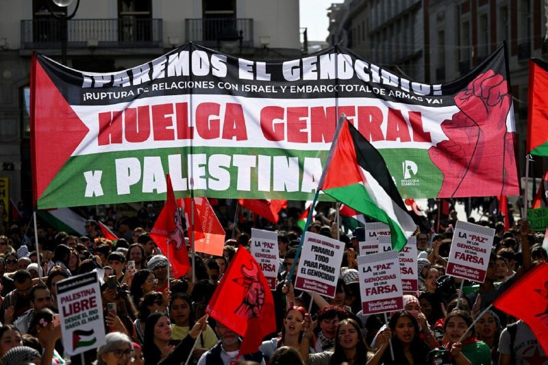 خرج الآلاف من إخواننا في الإنسانية اليوم إلى شوارع إسبانيا تضامنًا مع فلسطين وغزة، مطالبين بالضغط على الحكومة الإسبانية لاتخاذ خطوات سياسية أقوى تجاه ...