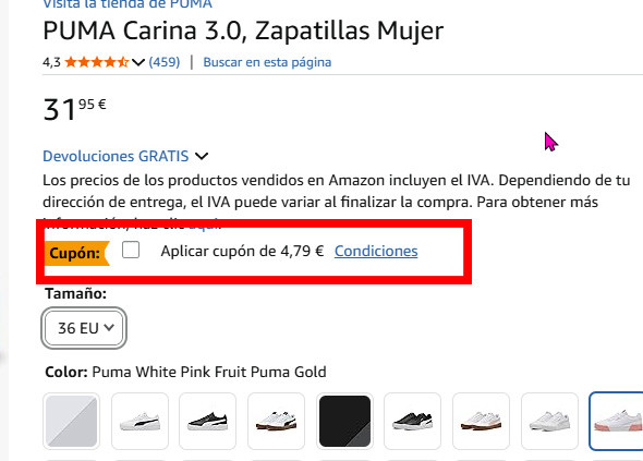 cupón amazon