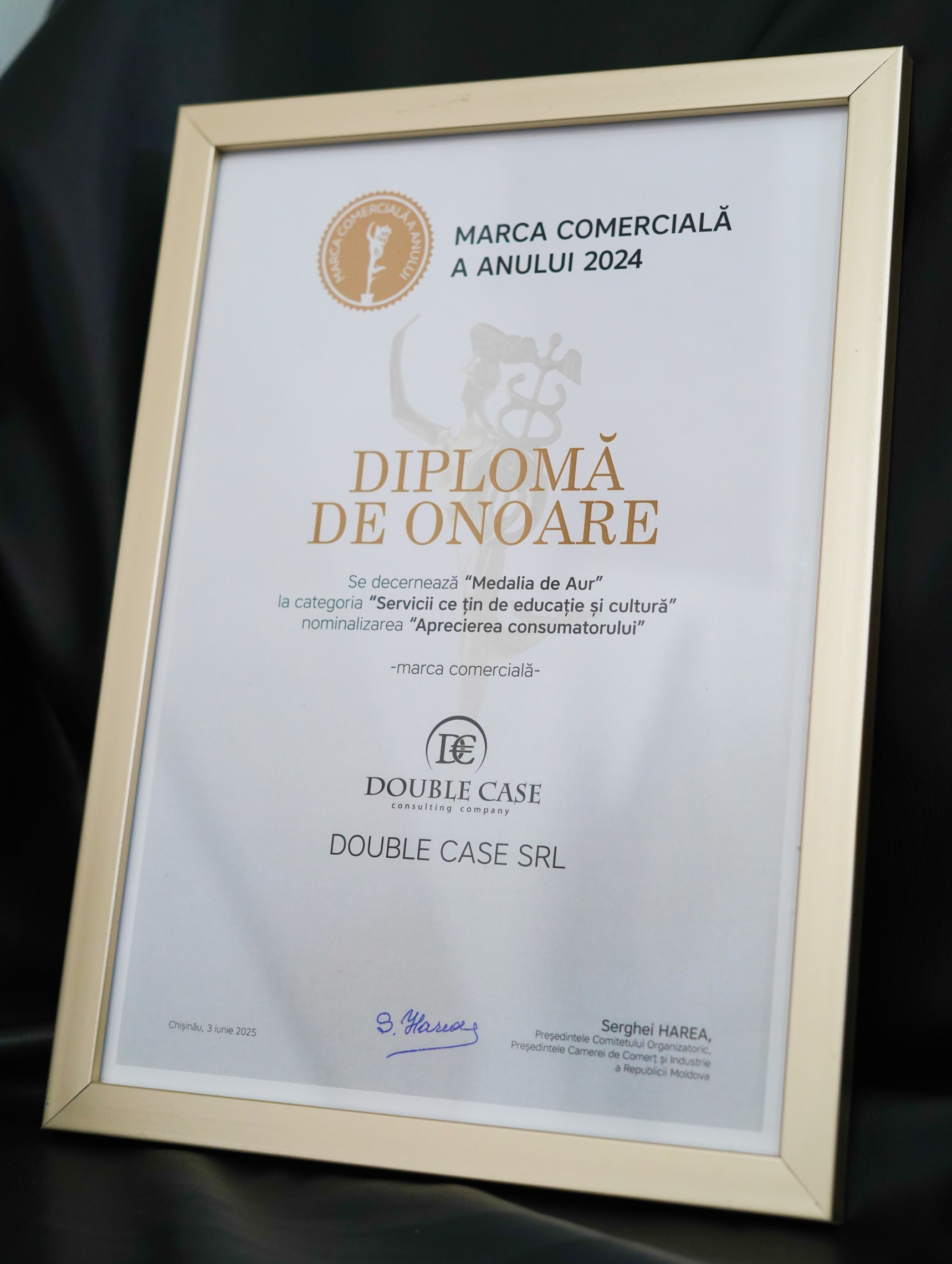 Diplomă de calitate