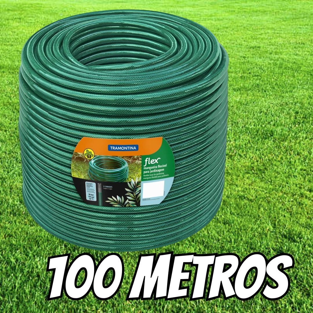Tramontina Mangueira Flex Para Jardim 5/8″, 100m