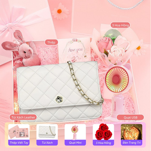 Set 7 Túi Pink Leather + Đèn Ngủ Cute + Full Set.jpg