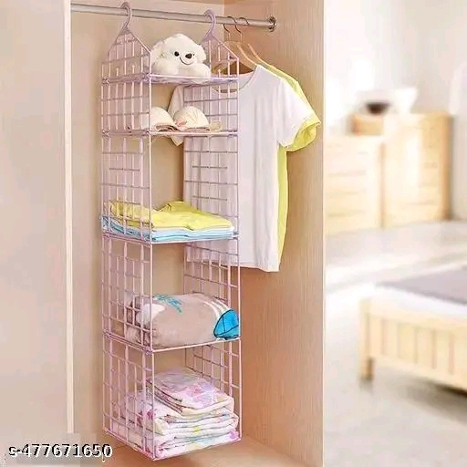 ALAKH KITCHEN 5 Layer Folding Clothes Storage Rack - Image 4