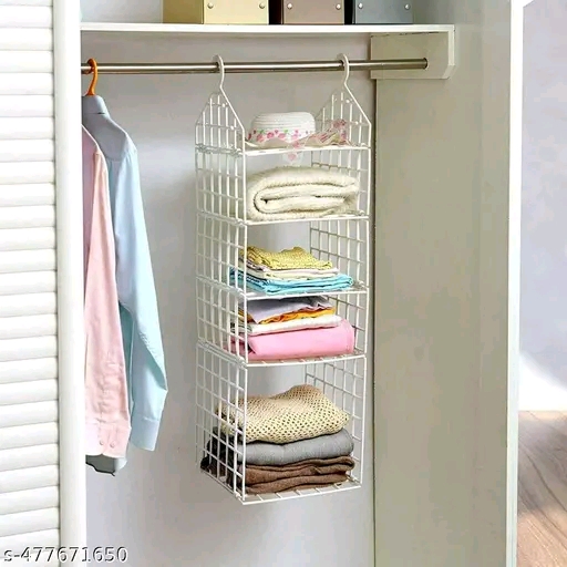 ALAKH KITCHEN 5 Layer Folding Clothes Storage Rack - Image 3