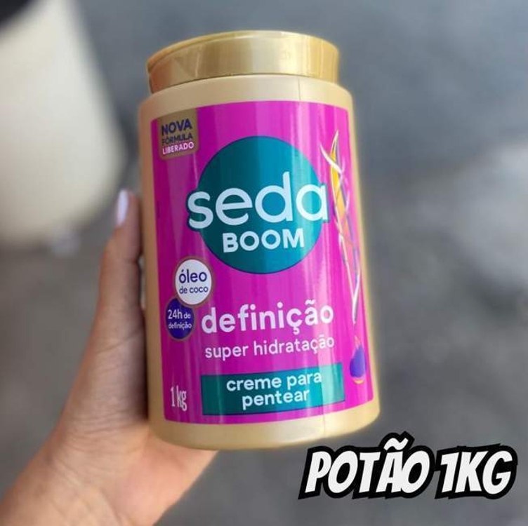 Seda Creme Para Pentear Boom Definição Pote 1Kg