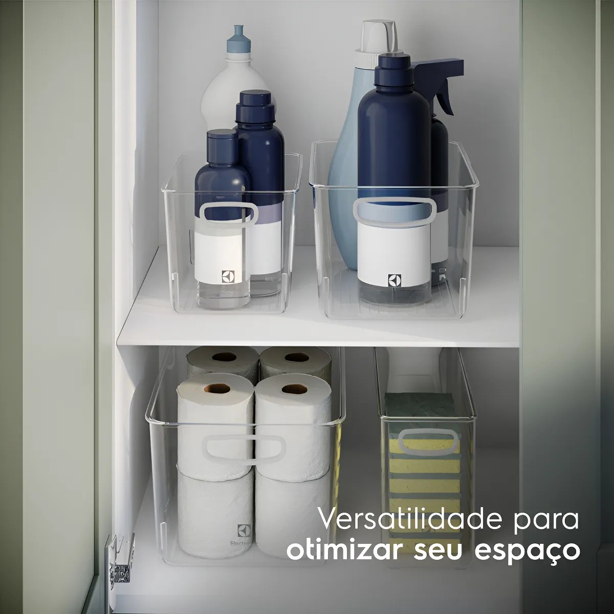 Conjunto de Caixas Organizadoras Electrolux Experience 14,4 Litros Modular Conjunto de Caixas Organizadoras Electrolux Experience 14,4 Litros Modular