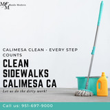 clean sidewalks calimesa ca