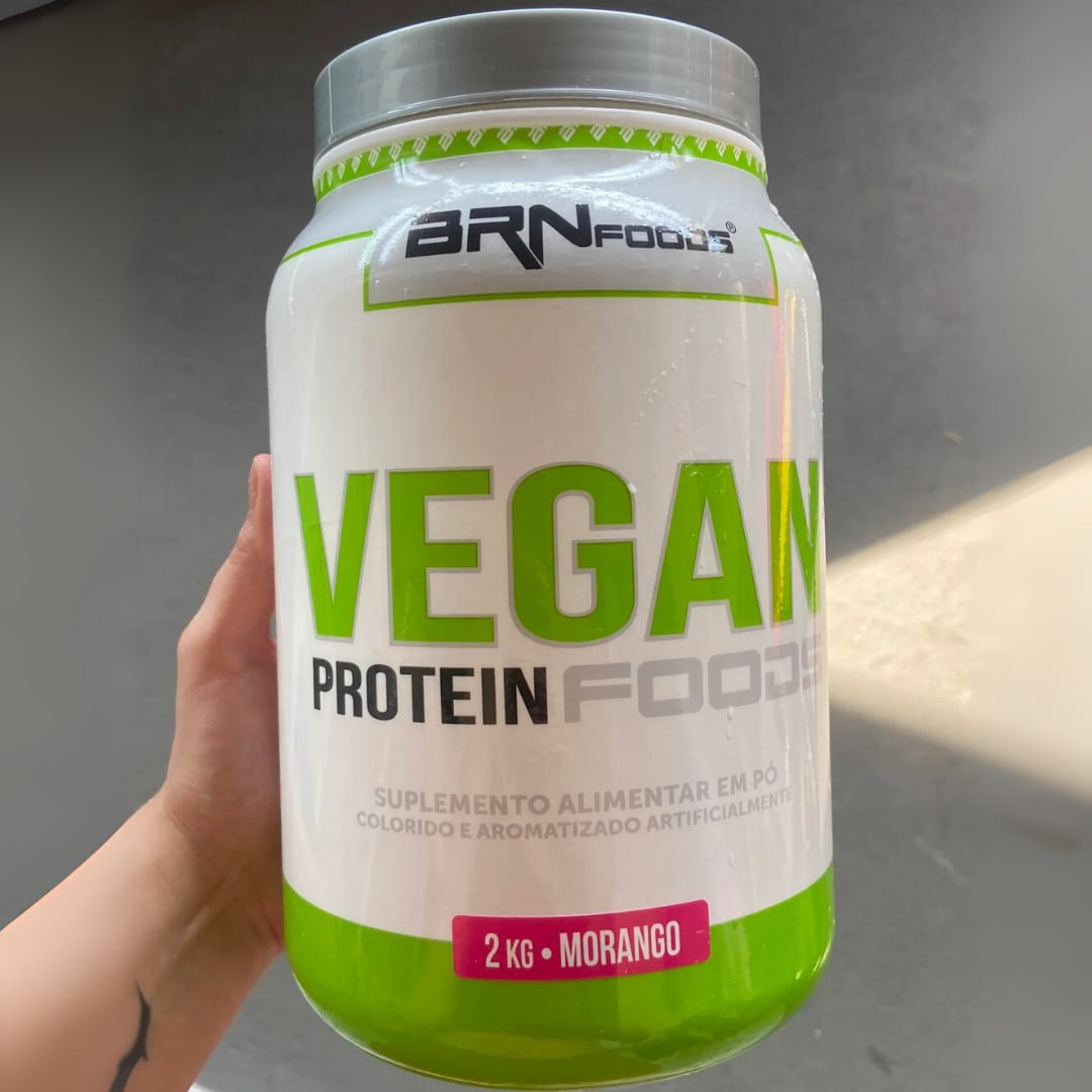 Vegan Protein 2kg – BRN Foods (Morango)