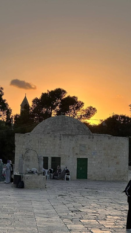 صور| مشاهد الغروب من ساحات المسجد الأقصى المبارك....