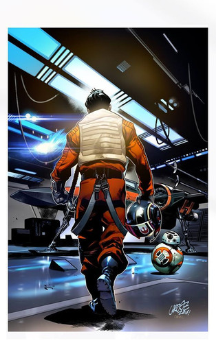 Poe Dameron #1 Variant Cover by Pepe Larraz & David Curiel