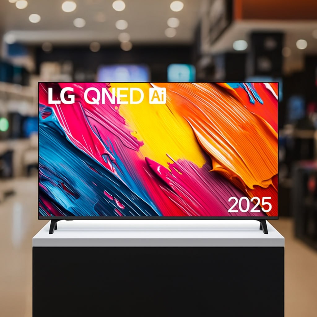 Smart TV 55” 4K LG 55QNED70ASA QNED Color Processador a7 AI WebOS 25 – TV 55″ LG QNED 4K 55QNED70ASA WIFI/BT/HDMI