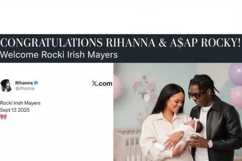 Rihana Asap Rocky baby announcement.webp
