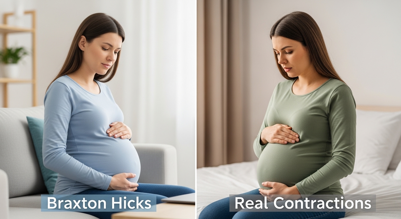 Braxton Hicks vs. Real Contractions: A Comparison Guide for Expectant Moms