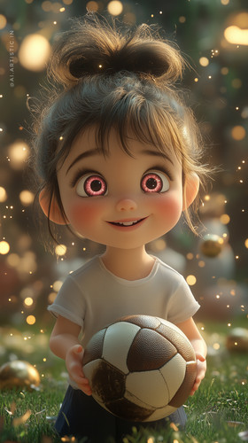 surajarts a cute little baby girl in 3d animation style smiling ed768877 8633 4d95 be72 360378c595c4.jpg
