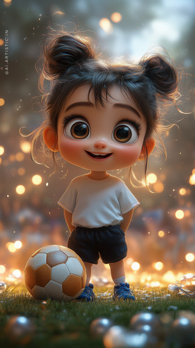 surajarts a cute little baby girl with big eyes is standing on 3acea9cb c38b 4c79 b18b a1111ebf044a .jpg