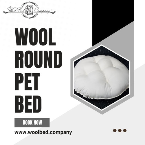 Eco-Friendly Wool Round Pet Bed for Ultimate Comfort.jpg