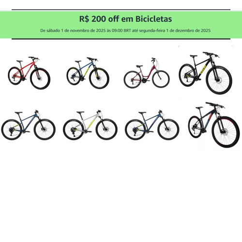 R$ 200 off em Bicicletas na Amazon.jpg