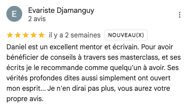 Témoignage client