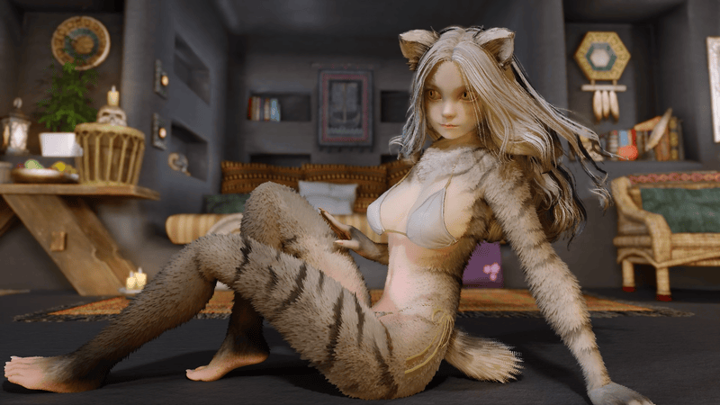 catgirl sex doll Catgirl, cute, blonde, anime girl, sexy, pink, HD wallpaper