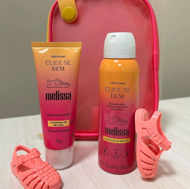 Combo Melissa: Creme Para Os Pés 75g + Desodorante
