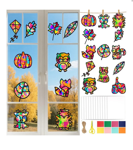 #VerdientProvisionen<br>Wiederverwendbar Bastelset Fensterfolie