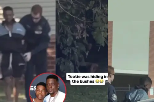 Boosie’s son Tootie Raww running from police.webp
