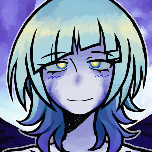 portrait, close up, dark theme, purple theme, blue theme, cowboy shot, flat ches s 3591975914i.png