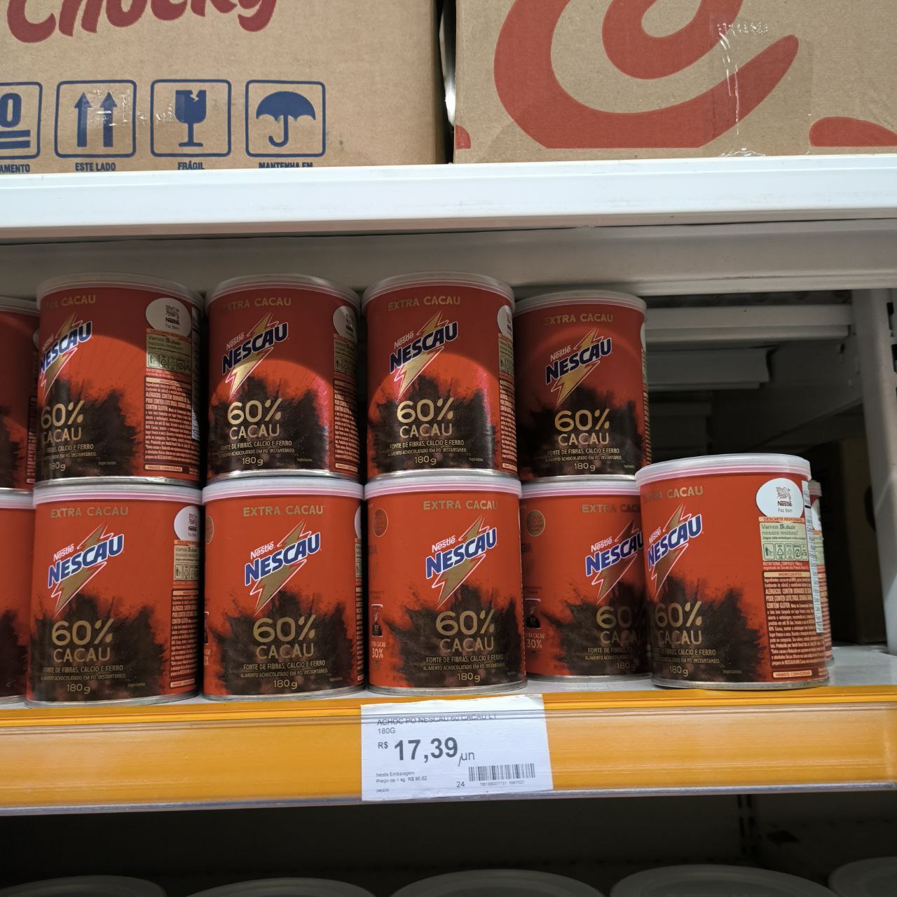 Achocolatado Em Pó NESCAU 60% 180g