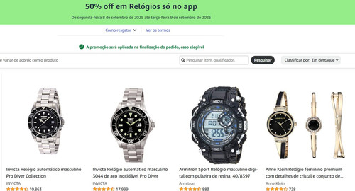 50% off em Relógios só no app.jpg