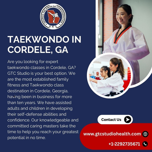 Are you looking for expert taekwondo classes in Cordele, GA? GTC Studio is your best option. We are the most established family fitness and Taekwondo class destination in Cordele, Georgia, having been in business for more than ten years. We have assisted adults and children in developing their self-defense abilities and confidence. Our knowledgeable and committed caring masters take the time to help you reach your greatest potential in no time.
