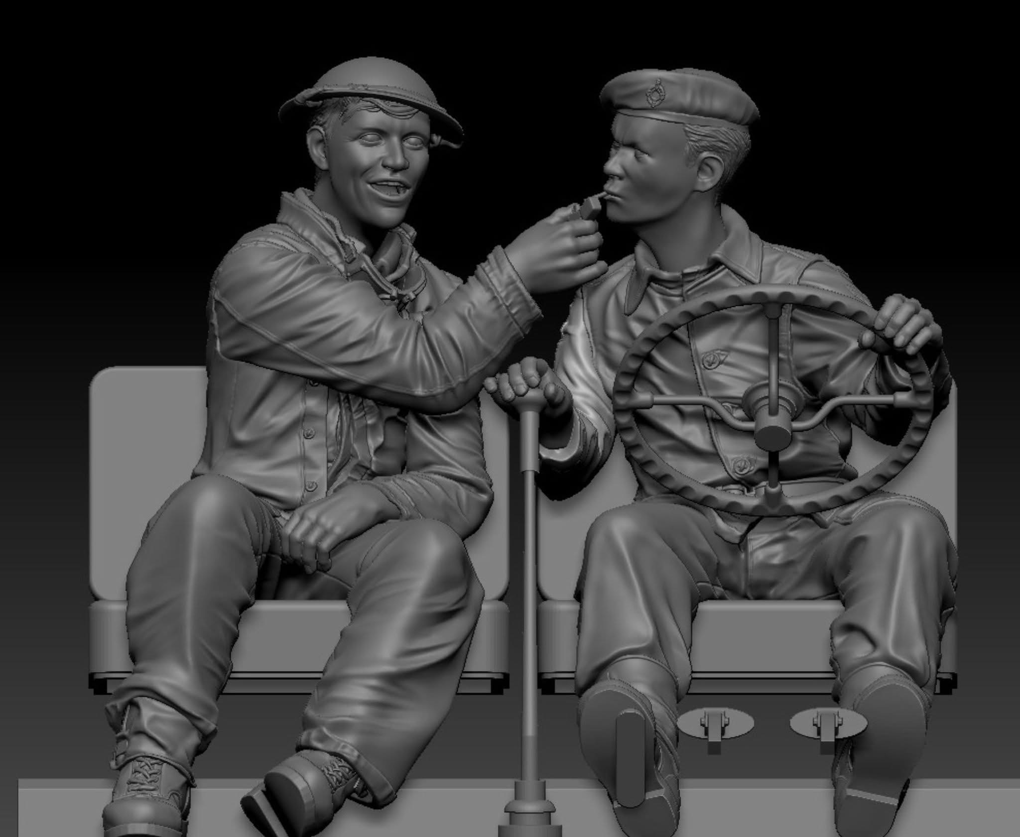 Sharing Rations in Resin as Thunder Model reissues its British crew figures Sharing Rations in Resin as Thunder Model reissues its British crew figures