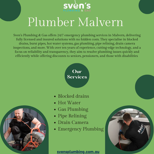 Expert Plumber in Malvern – Sven’s Plumbing & Gas.png