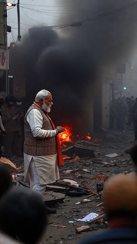 Indian PM Modi calls deadly Delhi blast 'conspiracy'