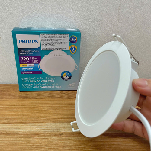 den downlight am tran doi mau led philips eridani dl190b ssw led7 d100 9w 720lm cct 3000k 4300k 6500.jpg