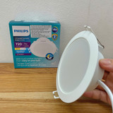 den downlight am tran doi mau led philips eridani dl190b ssw led7 d100 9w 720lm cct 3000k 4300k 6500