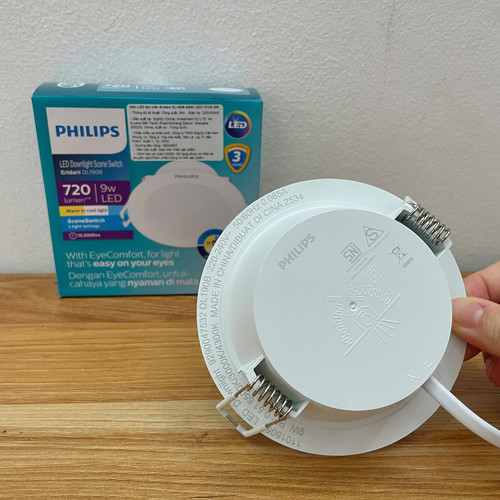 den downlight am tran doi mau led philips eridani dl190b ssw led7 d100 9w 720lm cct 3000k 4300k 6500.jpg
