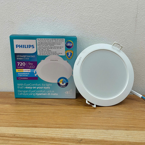 den downlight am tran doi mau led philips eridani dl190b ssw led7 d100 9w 720lm cct 3000k 4300k 6500.jpg