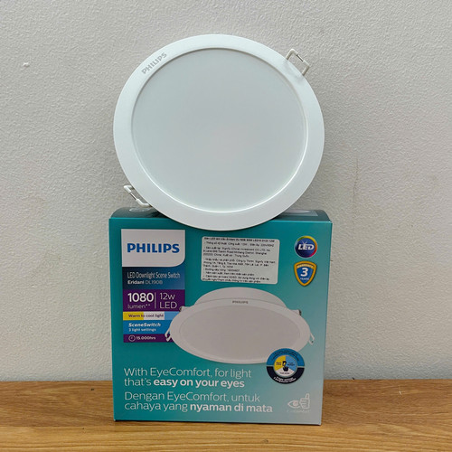 den downlight am tran doi mau led philips eridani dl190b ssw led10 d125 12w 1080lm cct 3000k 4300k 6.jpg