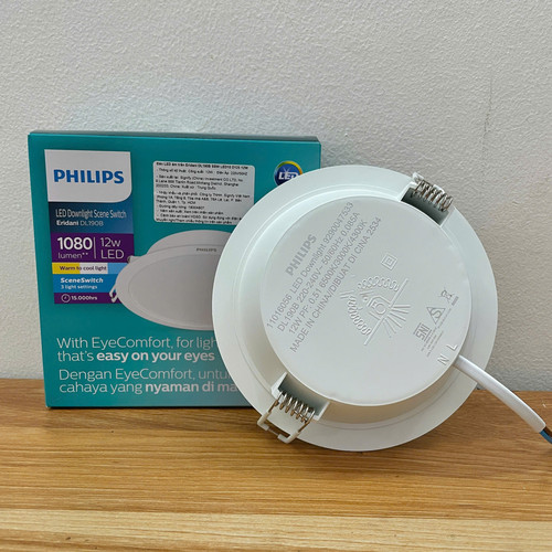 den downlight am tran doi mau led philips eridani dl190b ssw led10 d125 12w 1080lm cct 3000k 4300k 6.jpg
